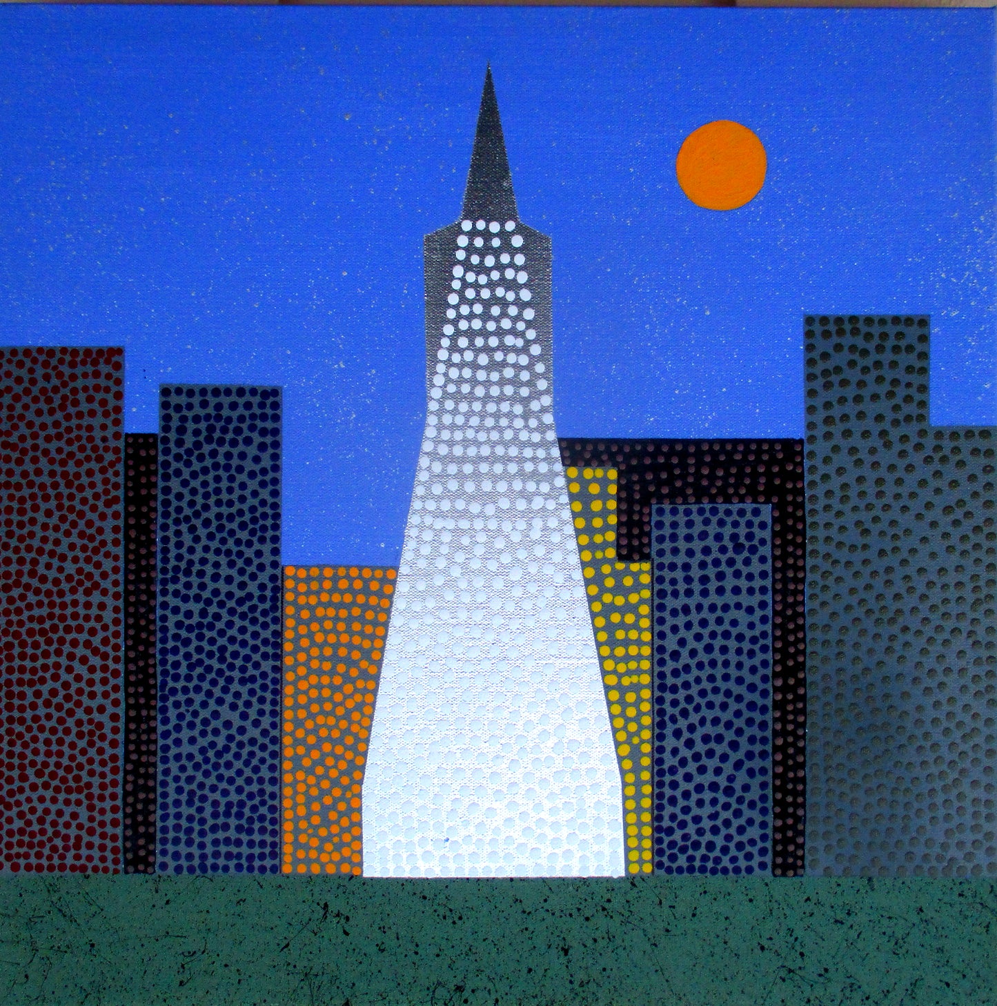 Transamerica With Full Moon