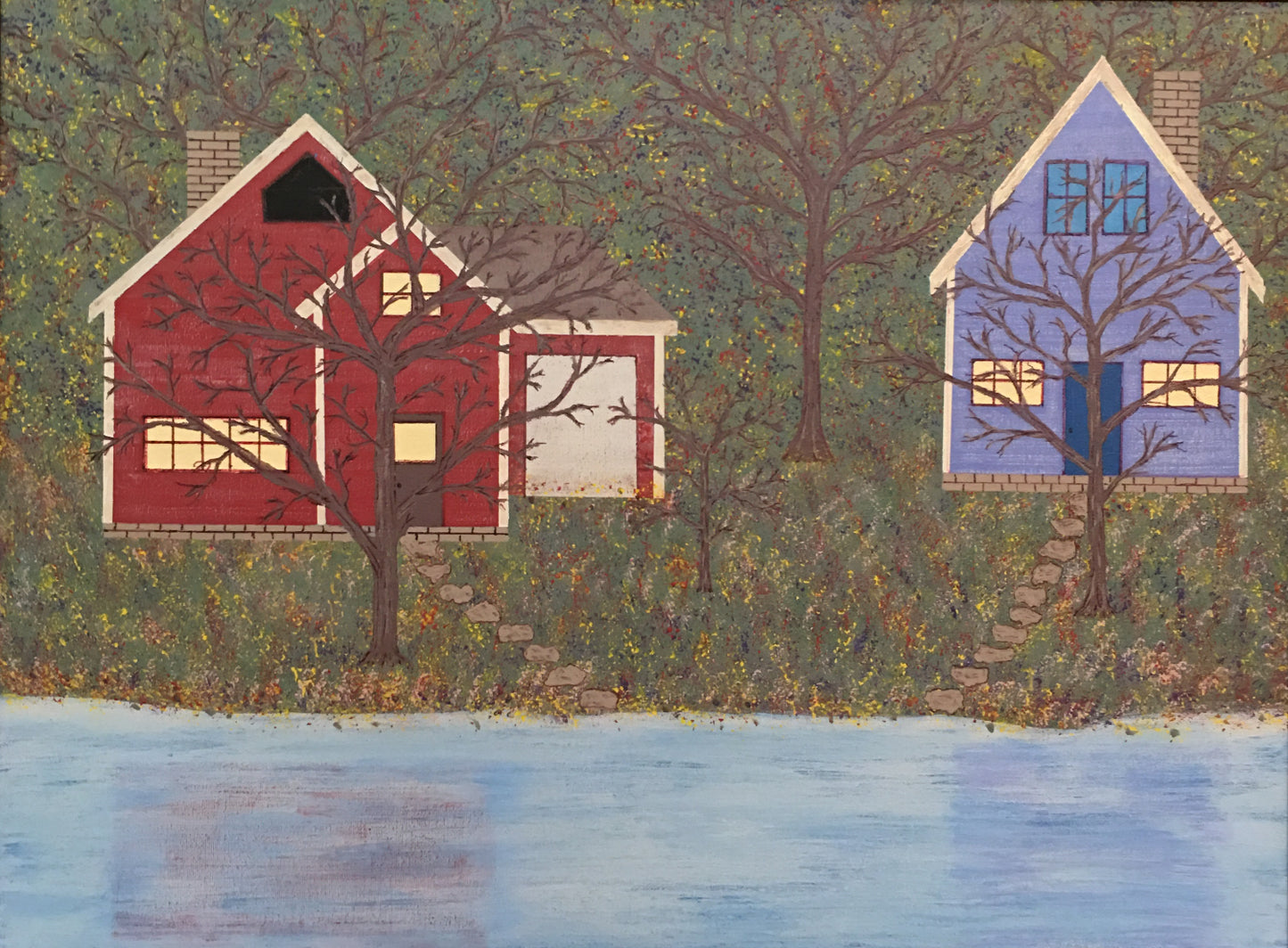 Lakeside At Winter