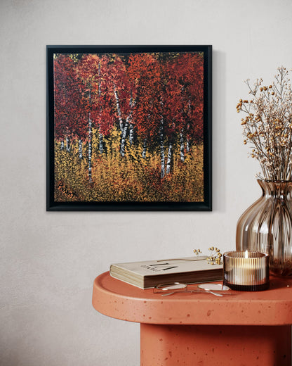 Aspen With Wild Wheat
