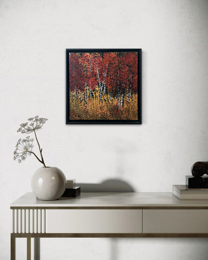Aspen With Wild Wheat