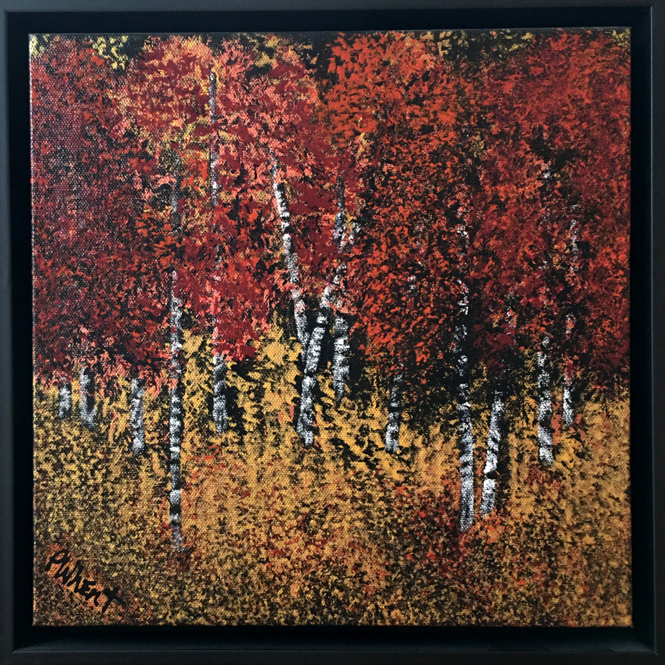 Aspen With Wild Wheat